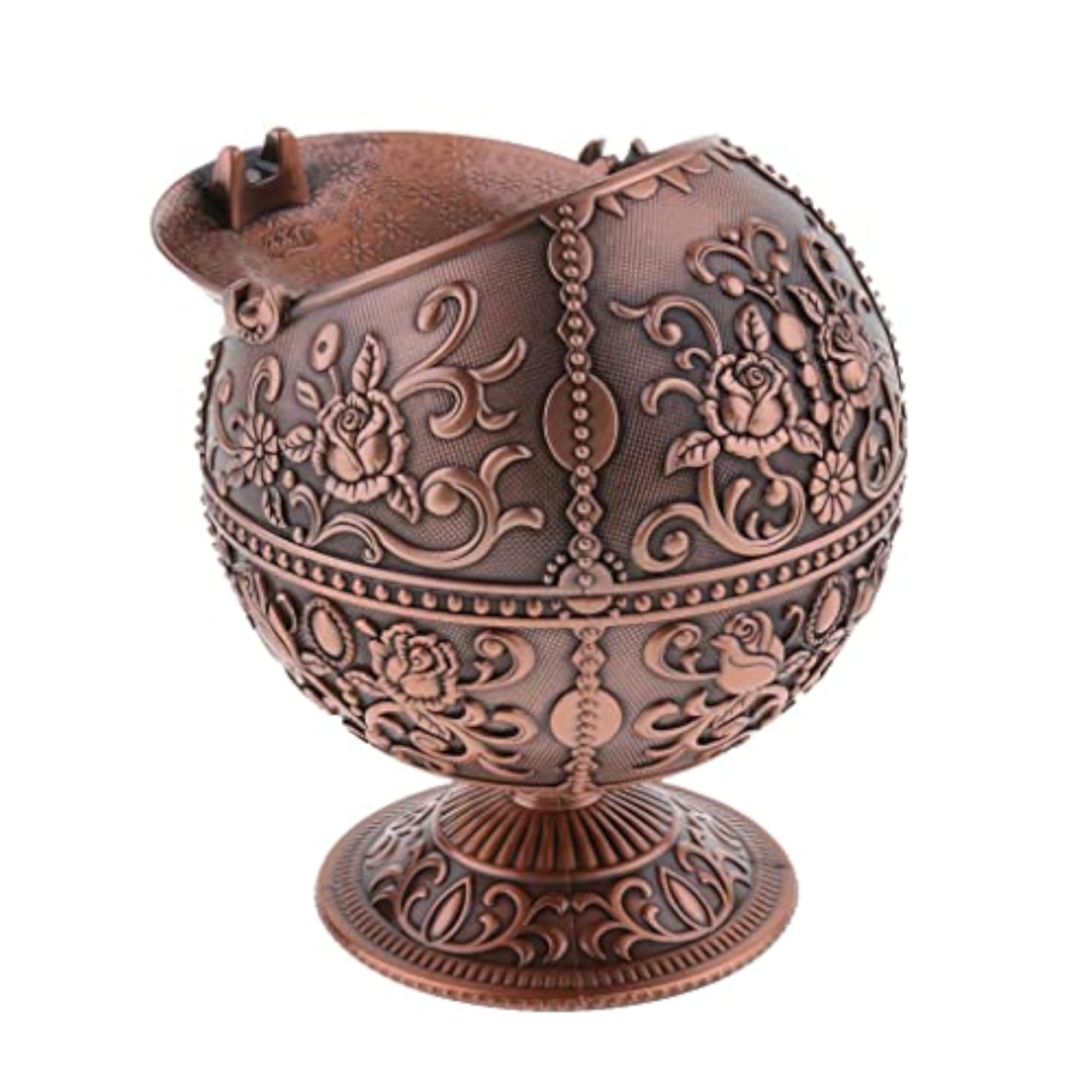 Unique Windproof Globe Cigar Ashtray with Lid